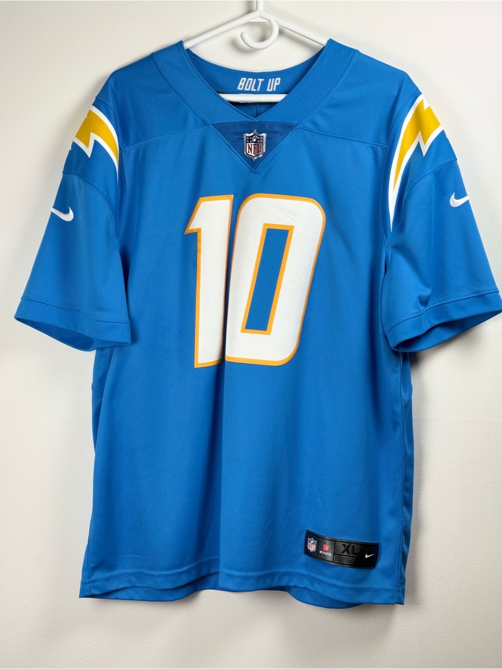 Justin Herbert Nike Dri-FIT On Field NFL Men's jersey LA Chargers, XL